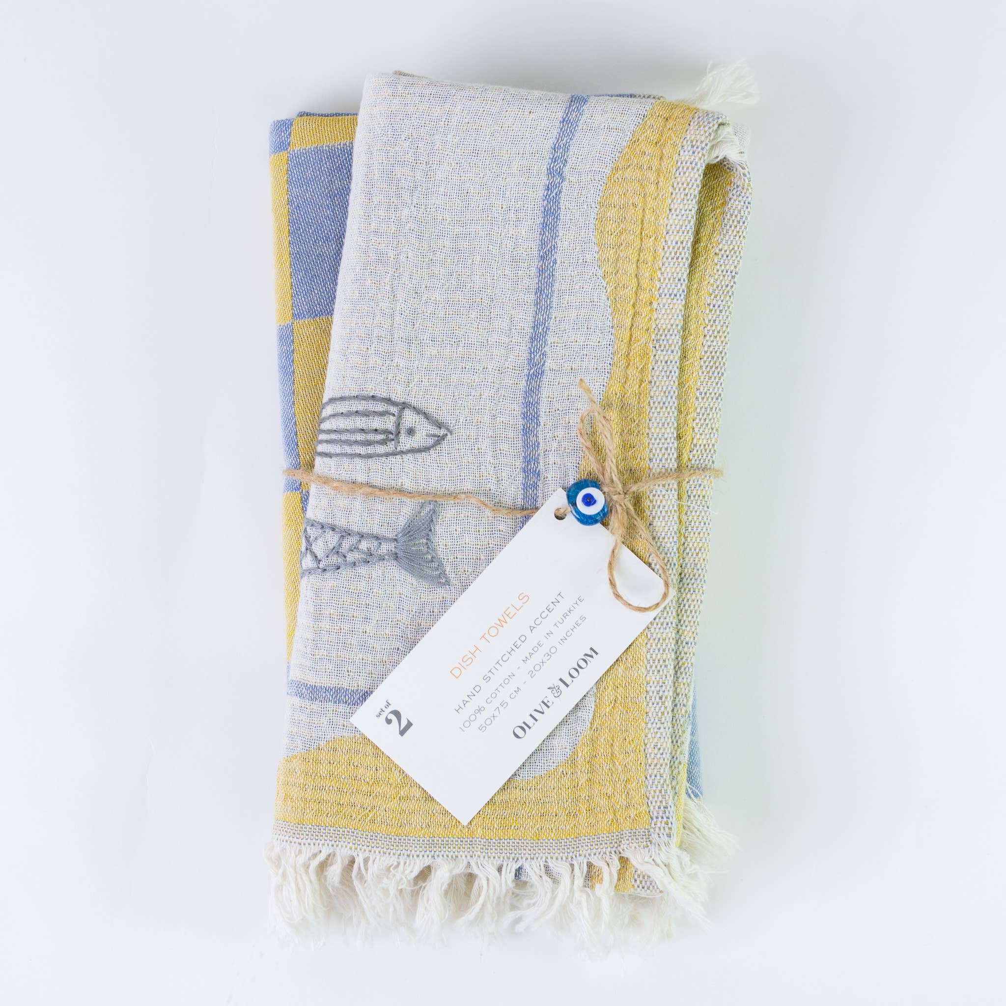 Sardine - Hand Stitched Kitchen Towel