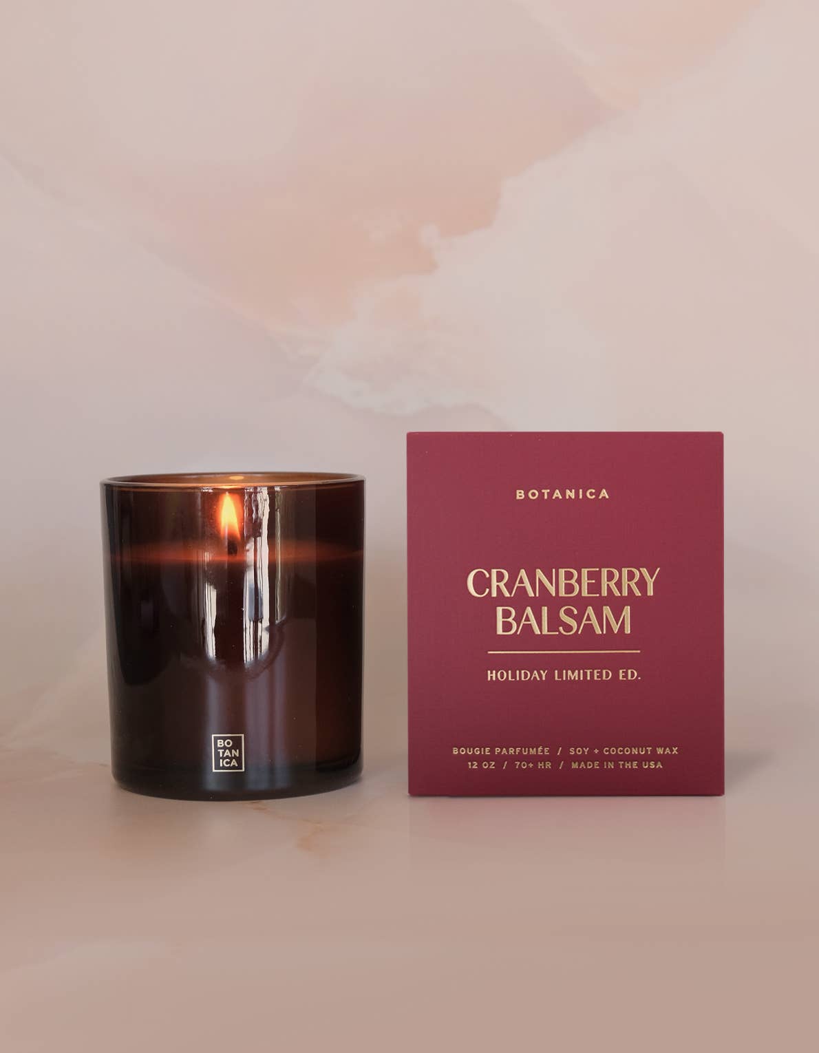 Cranberry Balsam Holiday Candle | 12oz