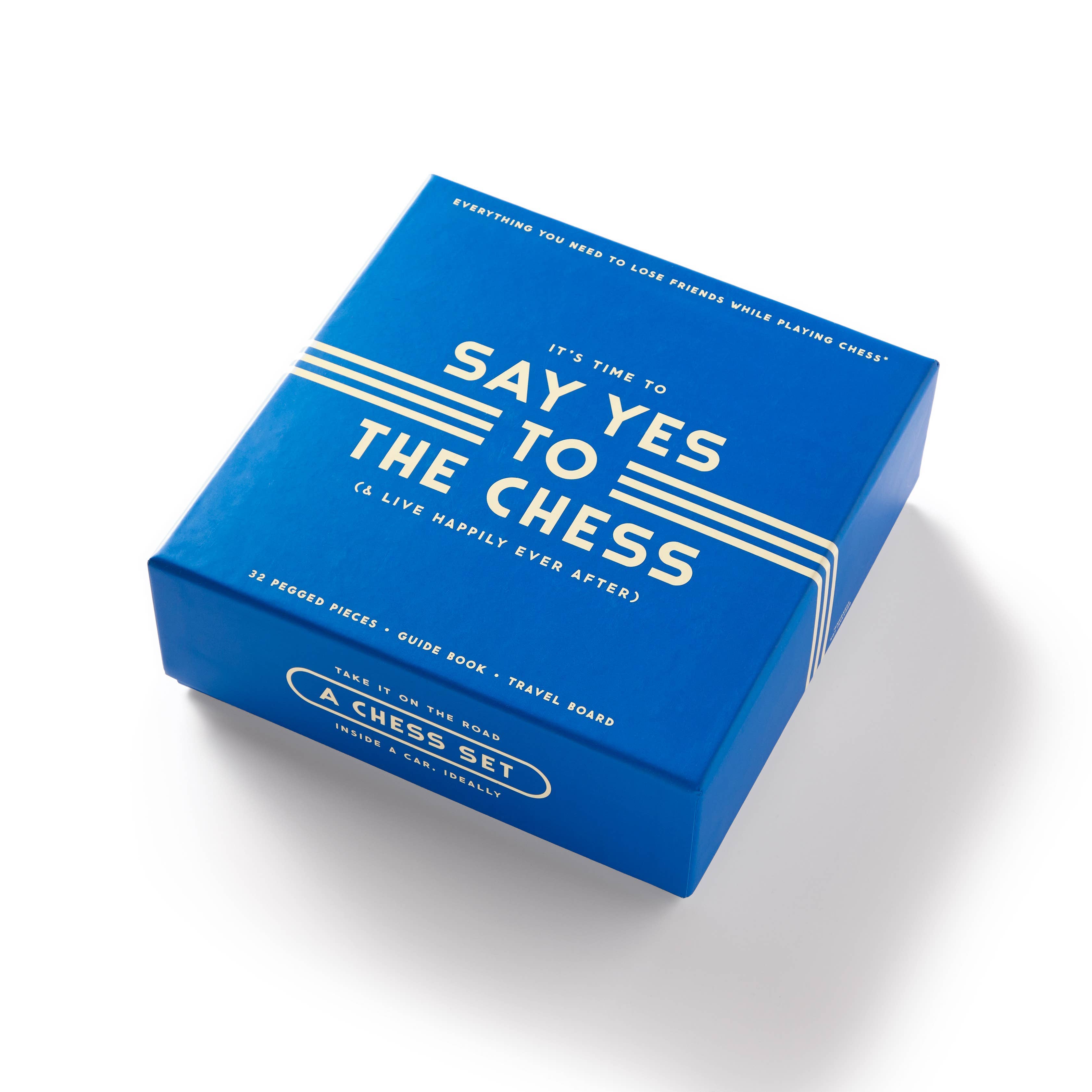Brass Monkey Say Yes To The Chess Game Set