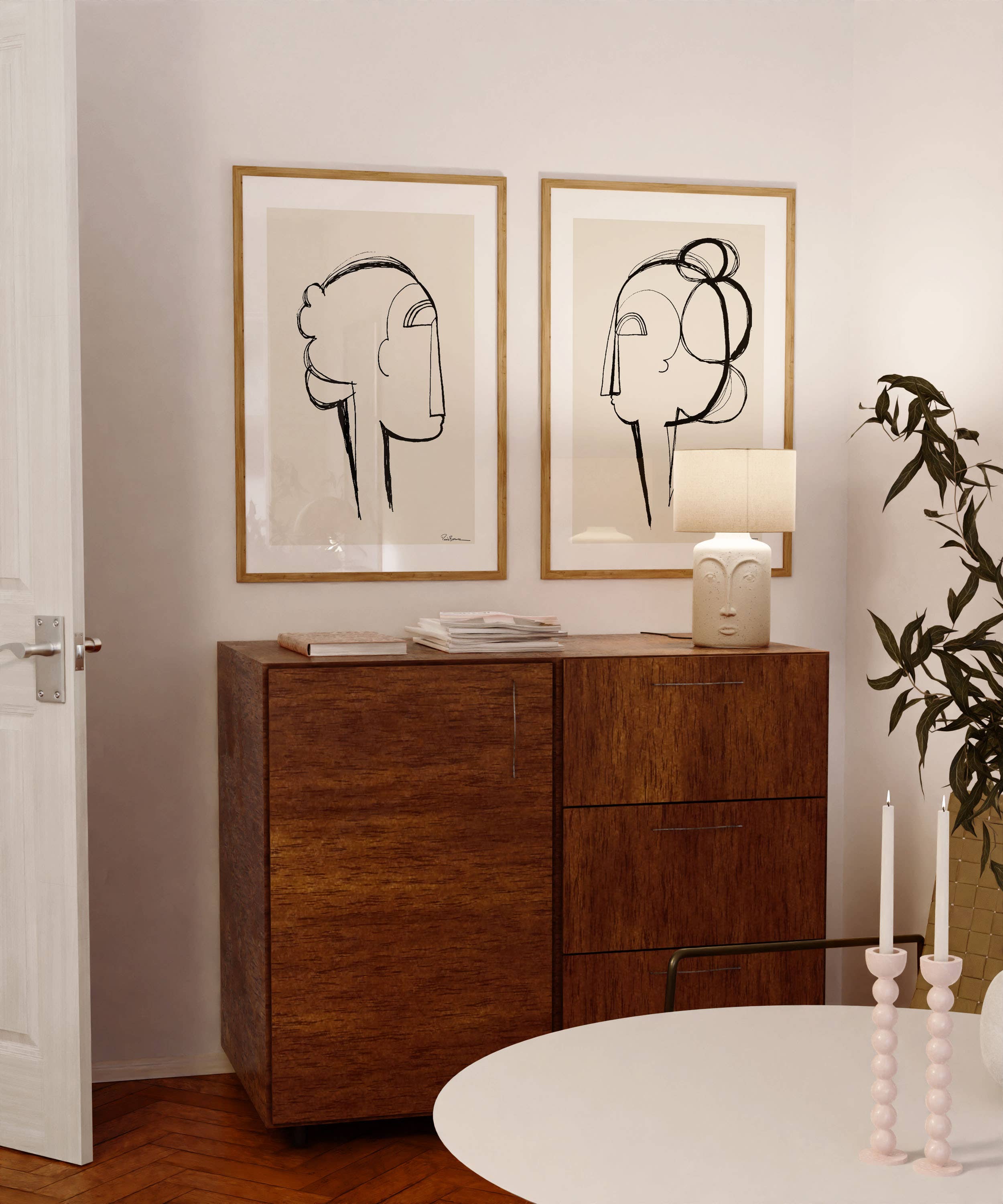 Abstract Profile II, Giclée Fine Art Print