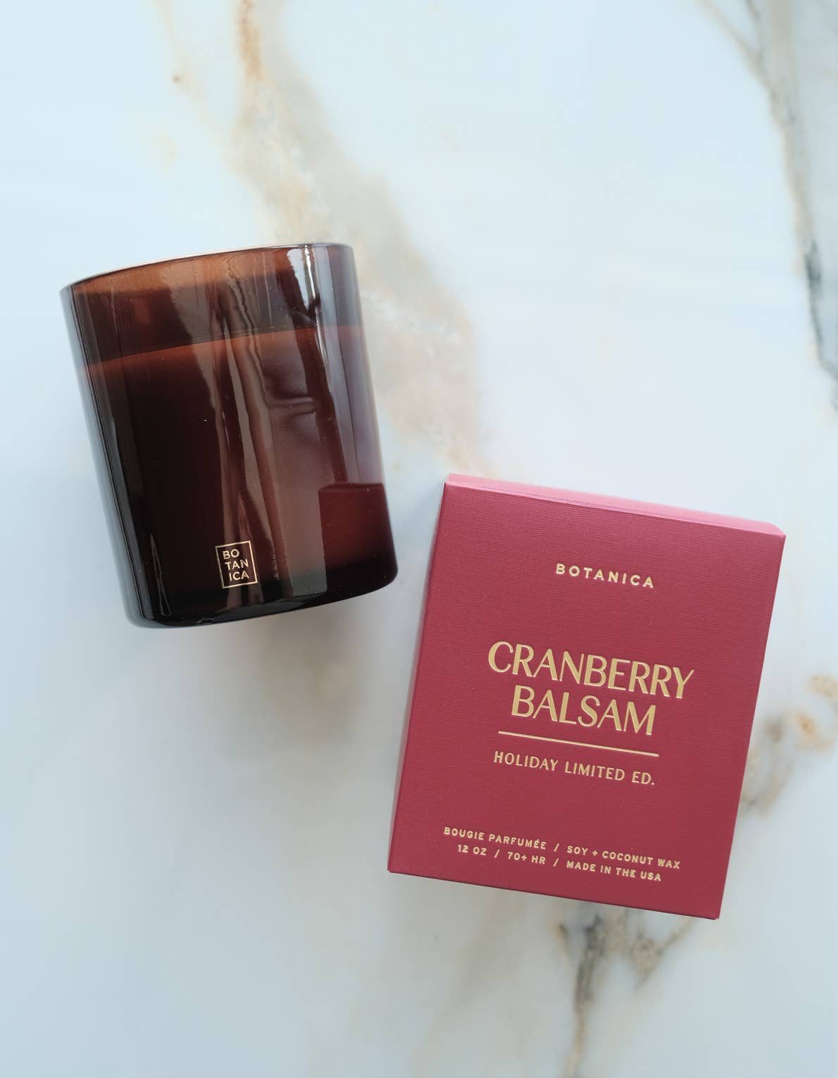 Cranberry Balsam Holiday Candle | 12oz