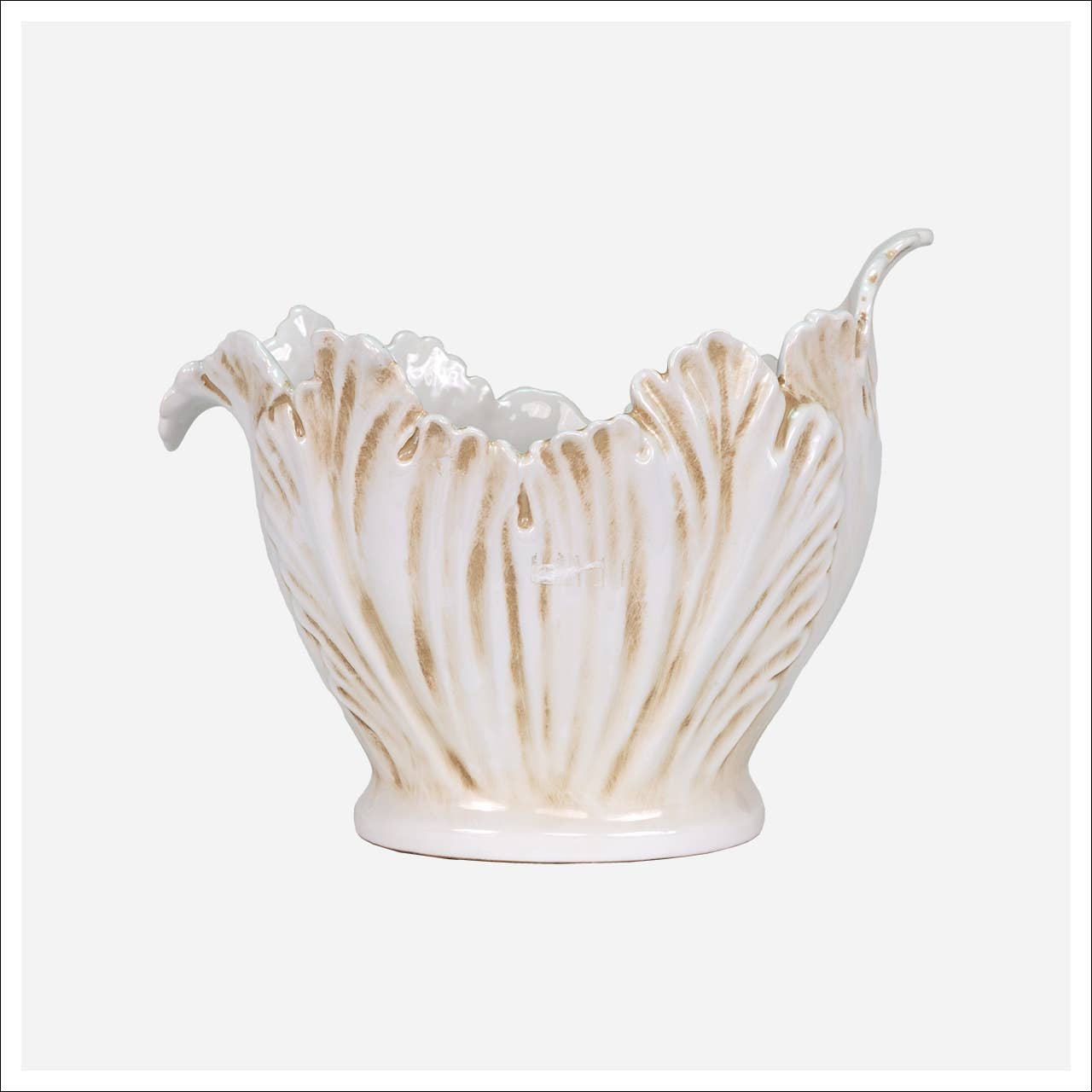 Open Leaf Planter