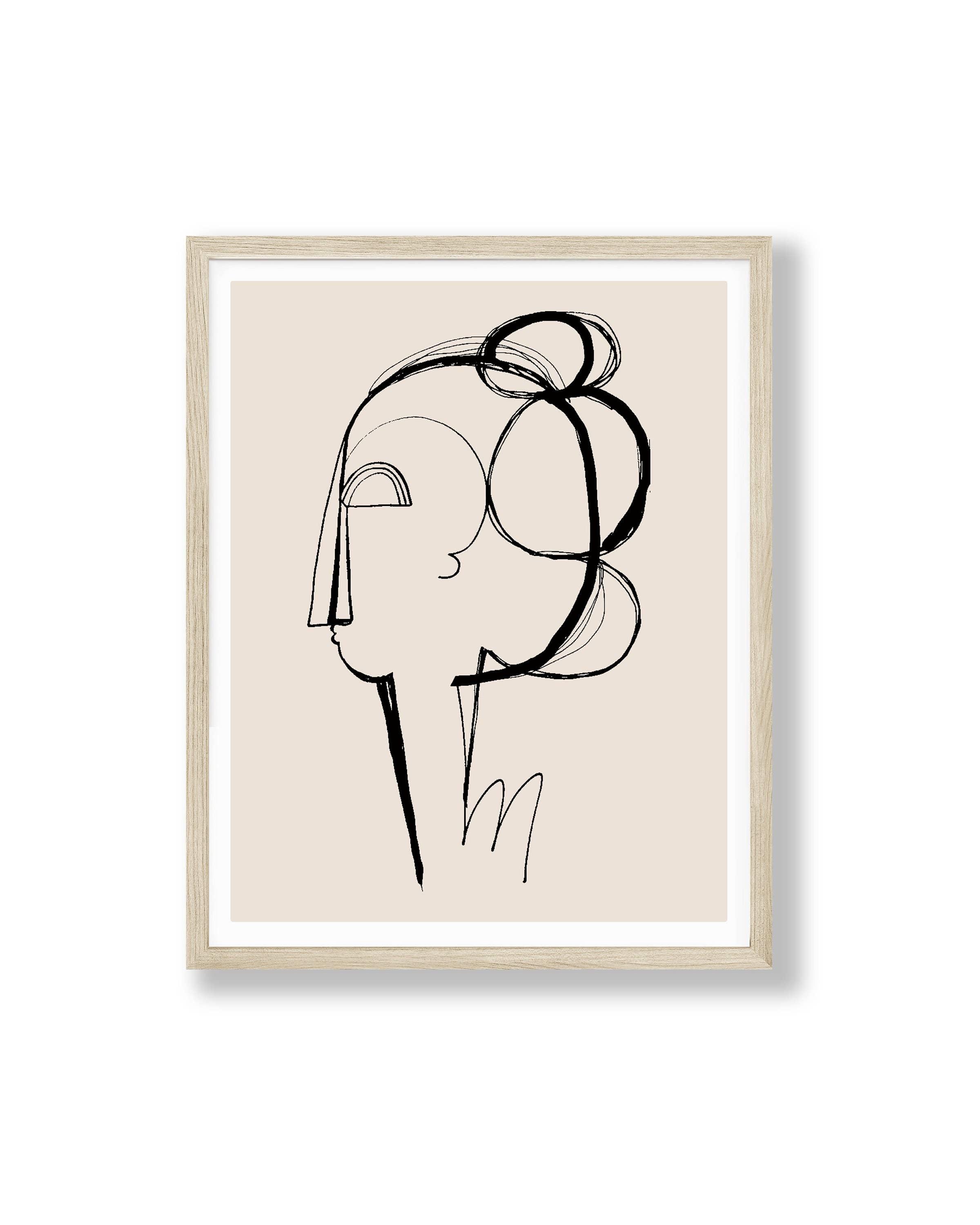Abstract Profile II, Giclée Fine Art Print