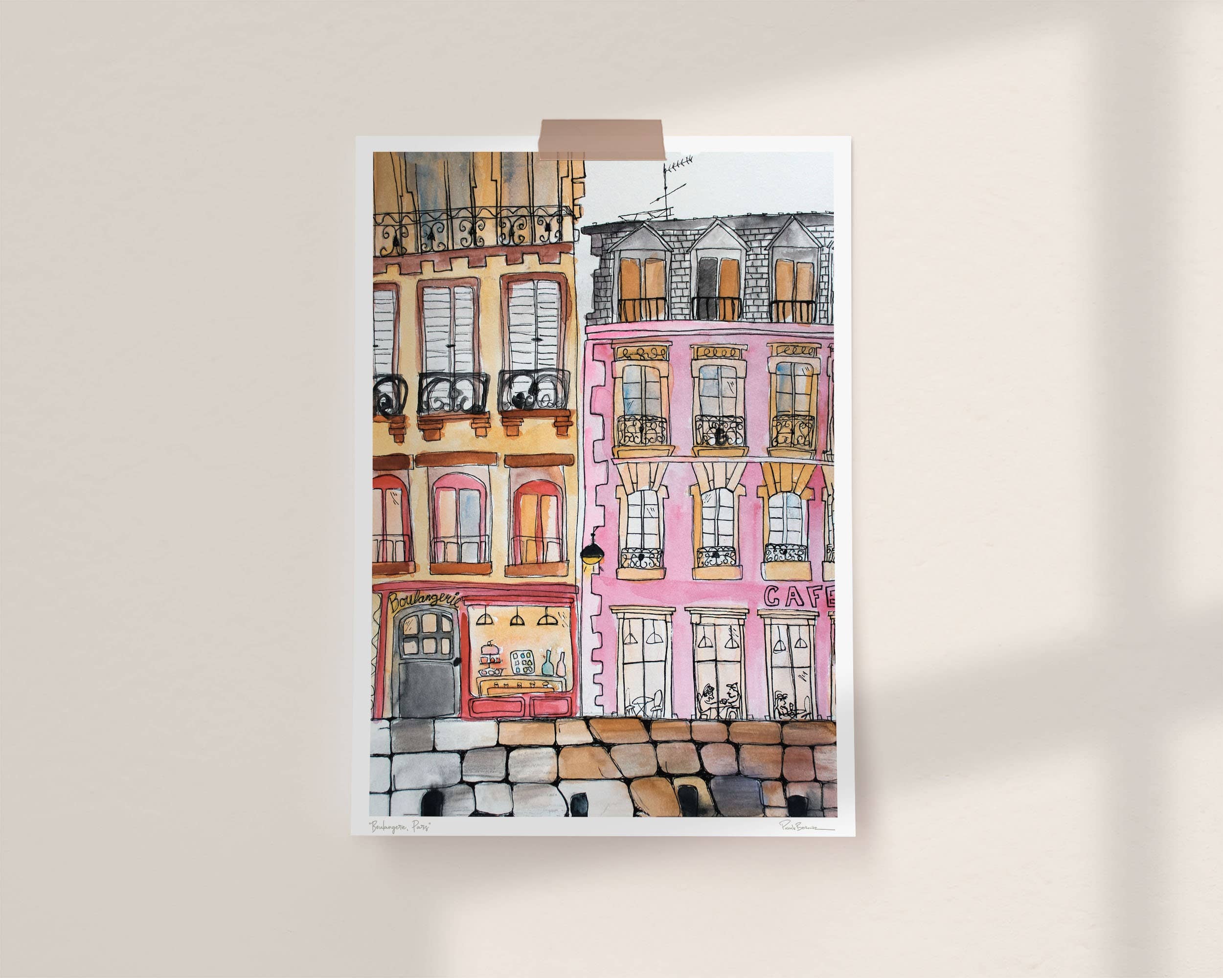 Giclée Fine Art Print "Boulangerie, Paris"
