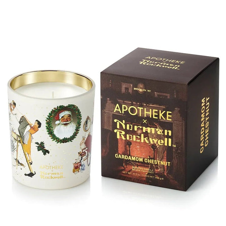 APOTHEKE Norman Rockwell Cardamom Chestnut Classic Candle