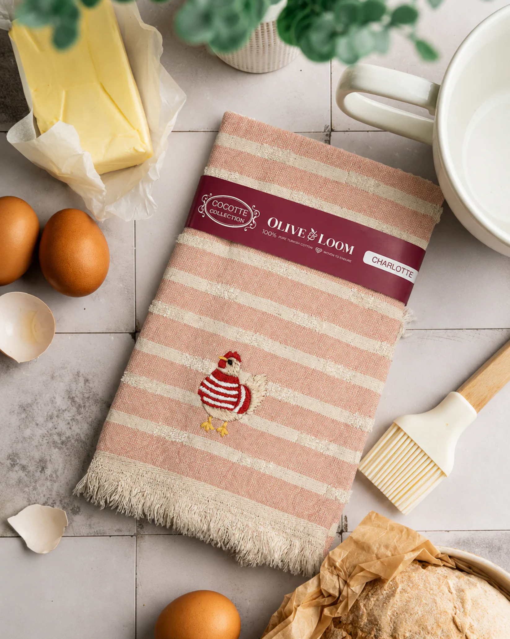 Charlotte Kitchen Towel - Cocotte Collection