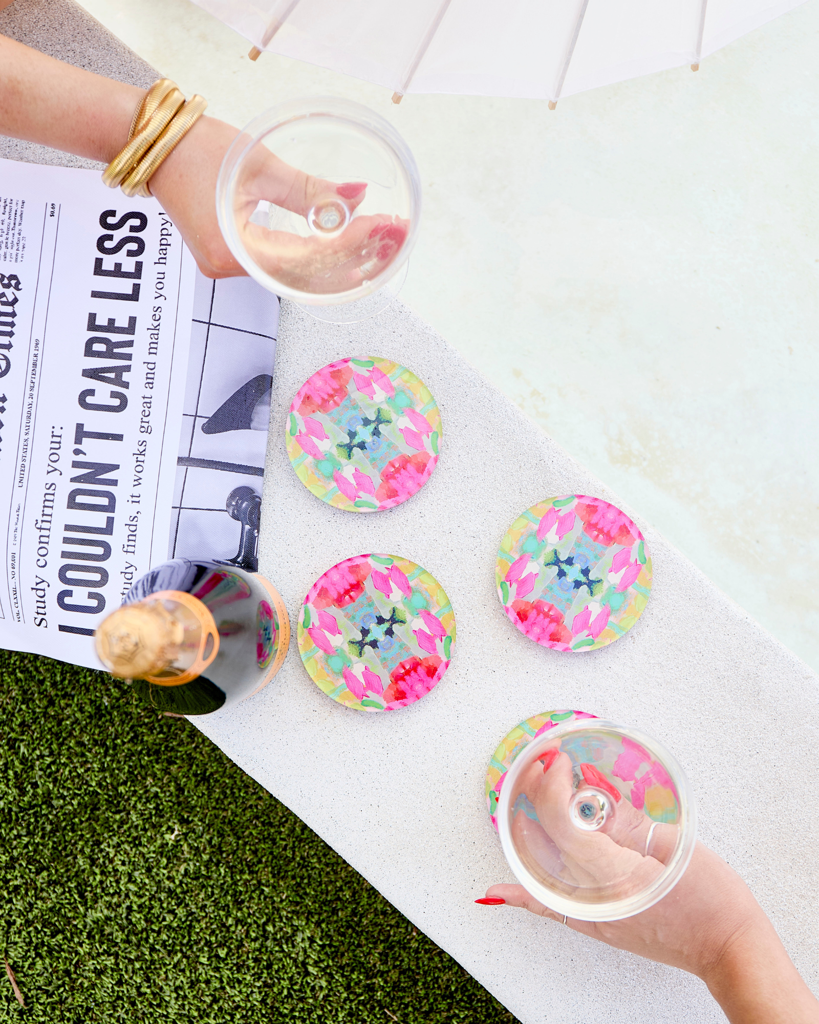 Pink Paradise Coaster | Laura Park Designs x Tart By Taylor