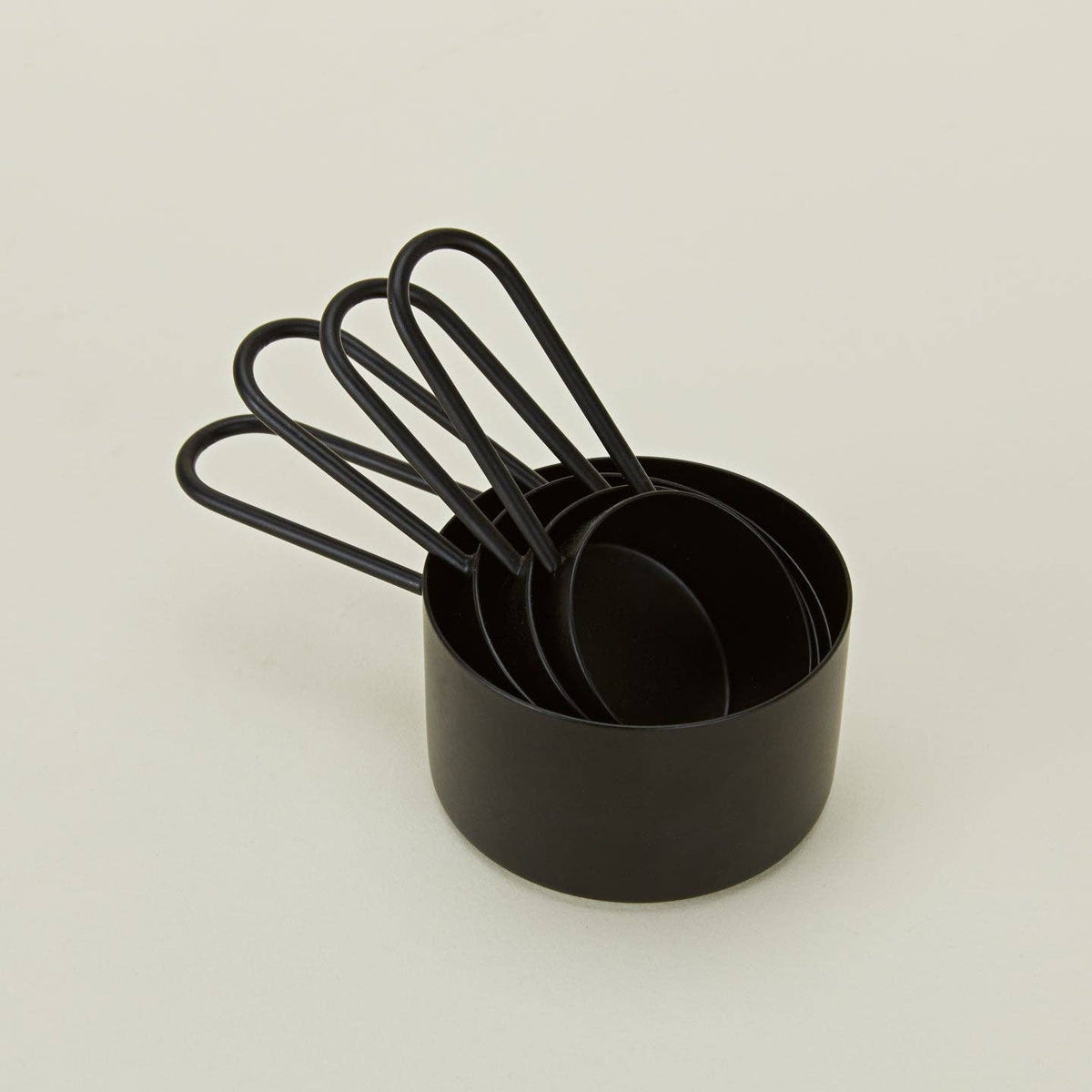 SIMPLE MEASURING CUPS - BLACK
