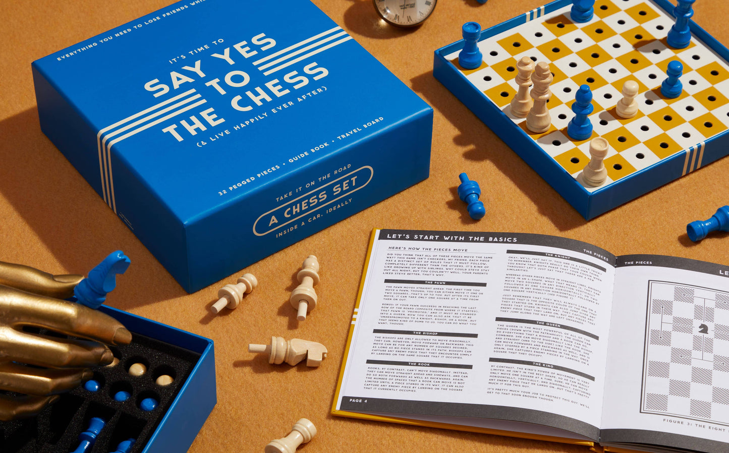 Brass Monkey Say Yes To The Chess Game Set
