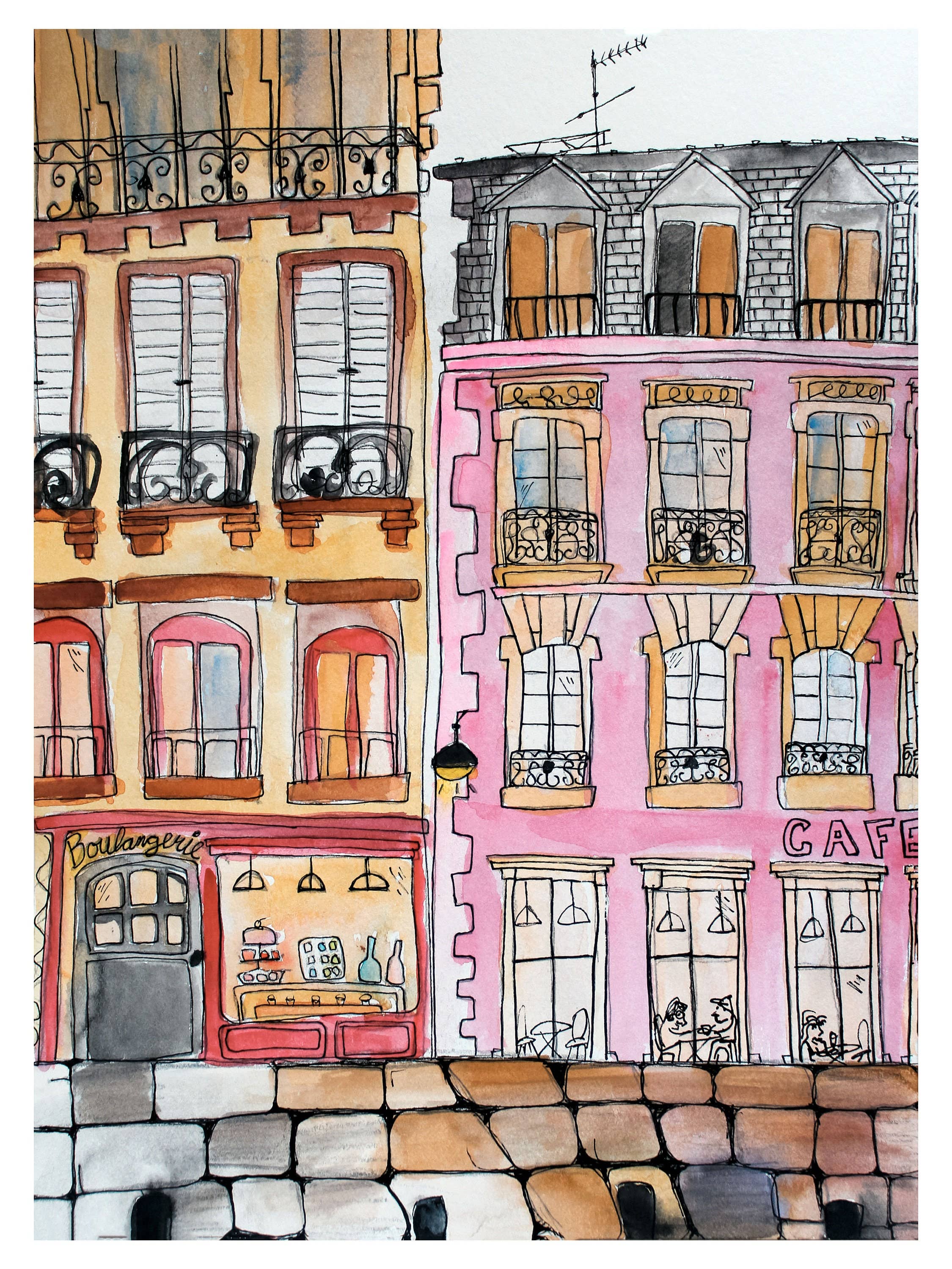 Giclée Fine Art Print "Boulangerie, Paris"