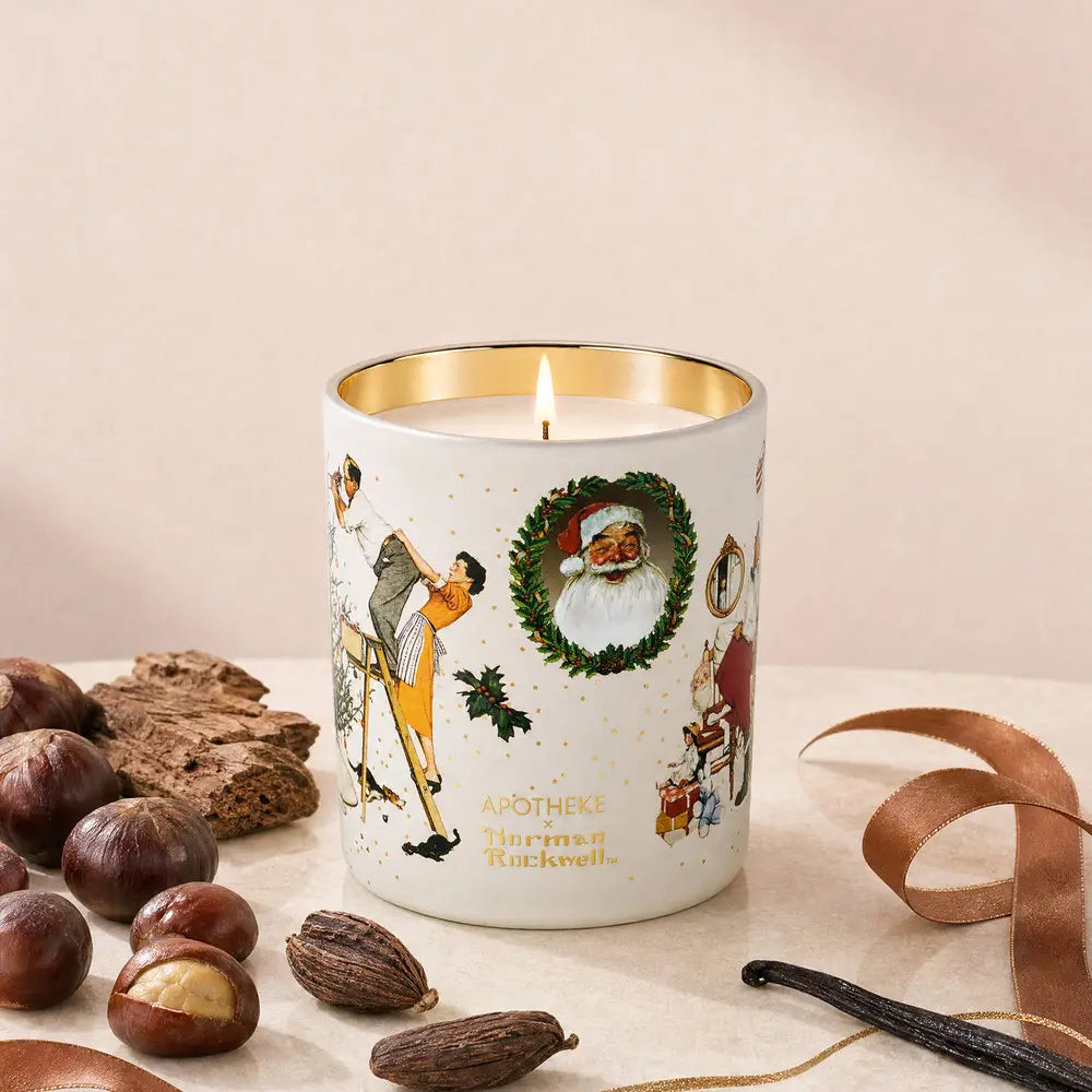 APOTHEKE Norman Rockwell Cardamom Chestnut Classic Candle