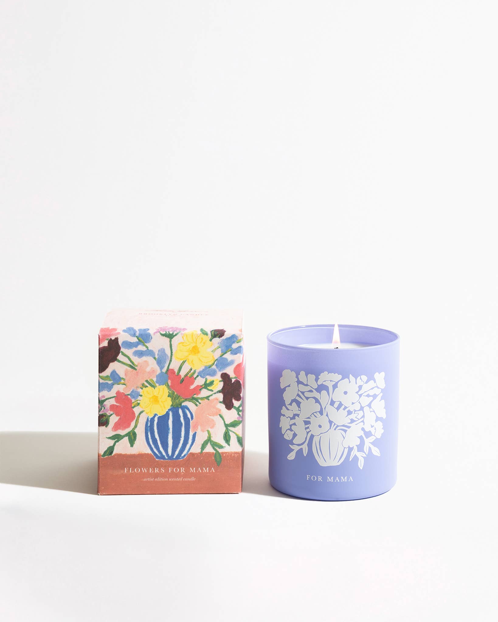 Flowers for Mama Mother's Day Candle
