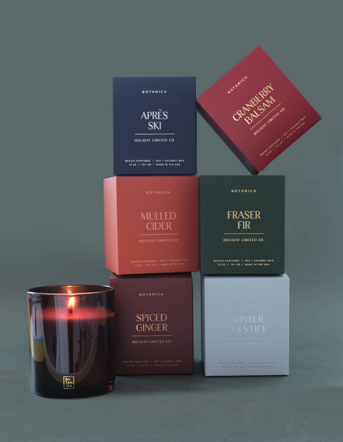 Cranberry Balsam Holiday Candle | 12oz