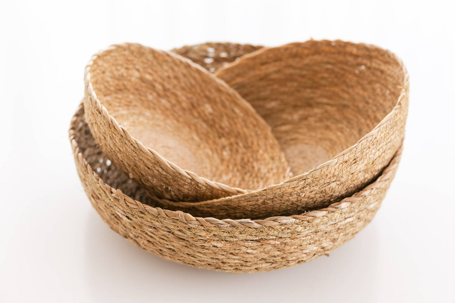 Catchall Woven Basket Bowl-Medium