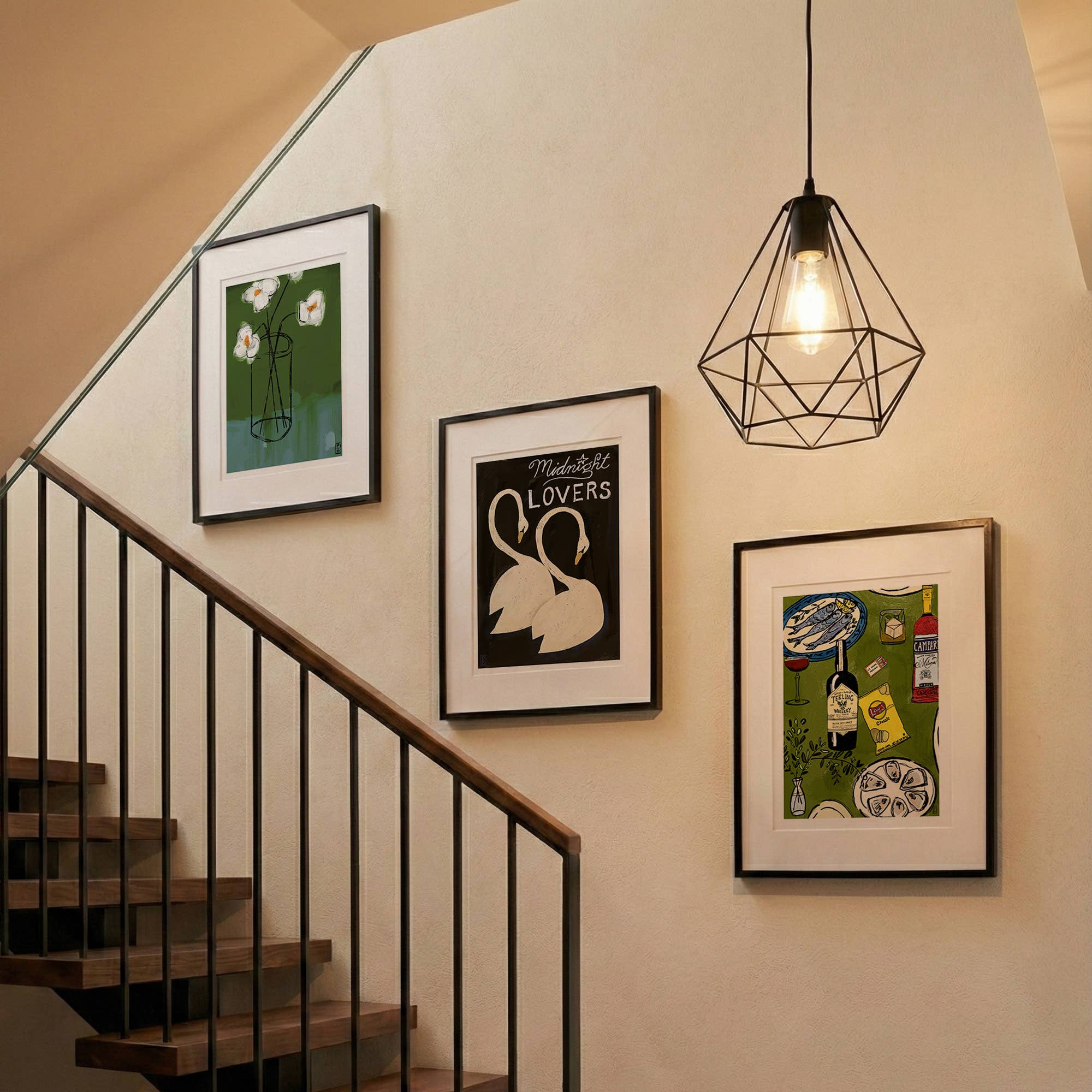 "Green Glass Still Life", Giclée Fine Art Print