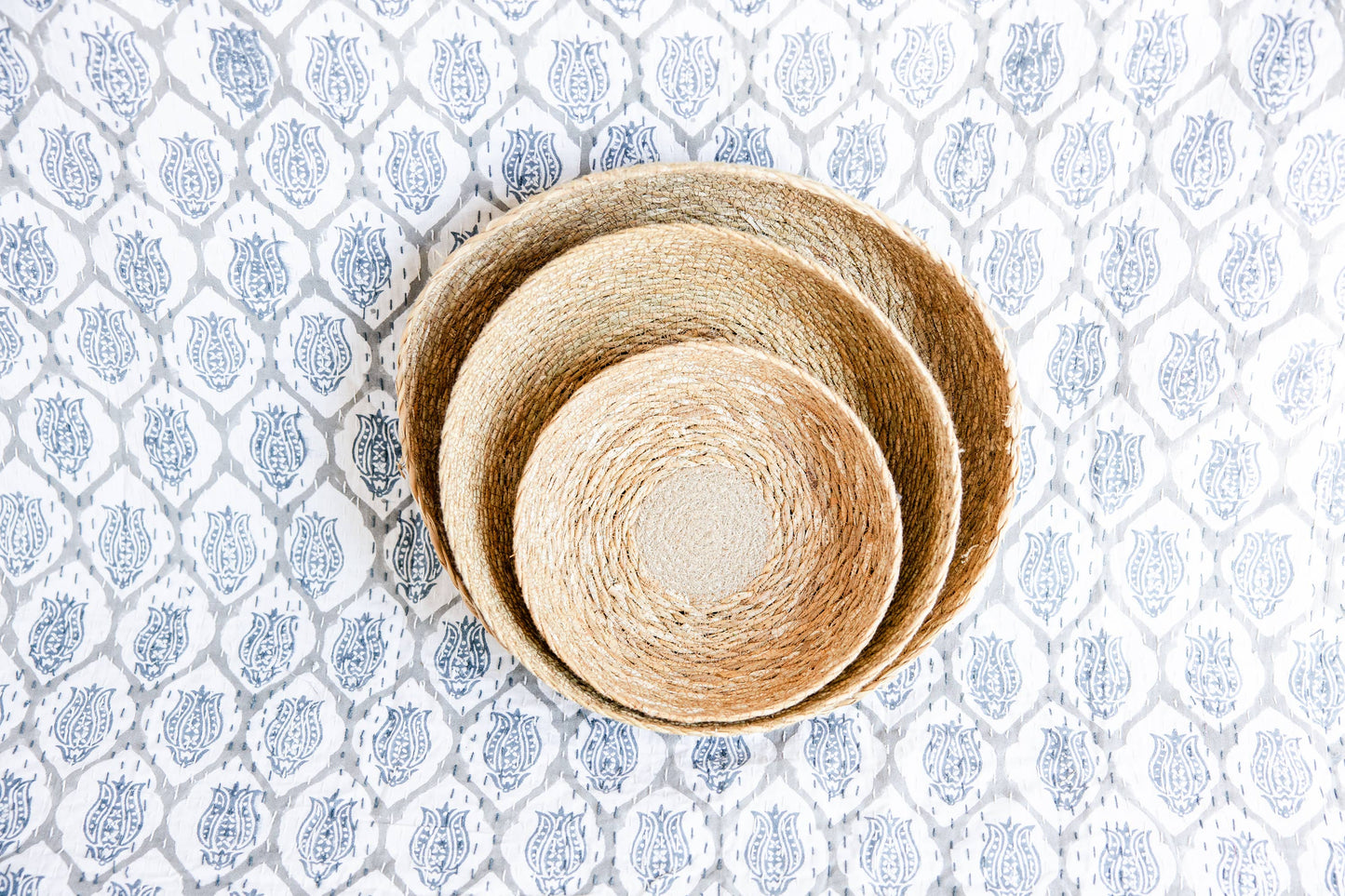 Catchall Woven Basket Bowl-Medium