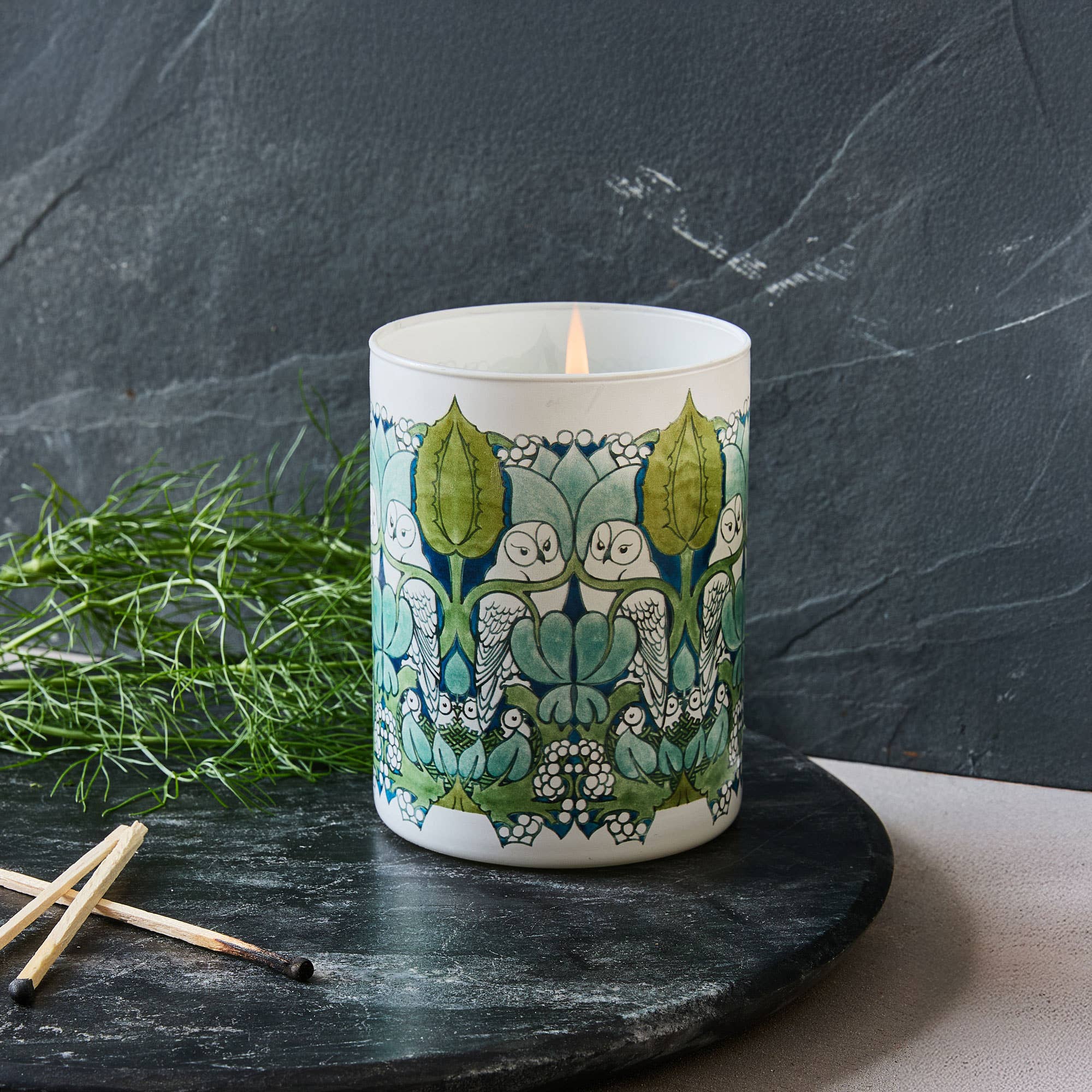 V&A Night Owls Candle, Black Pepper & Fennel
