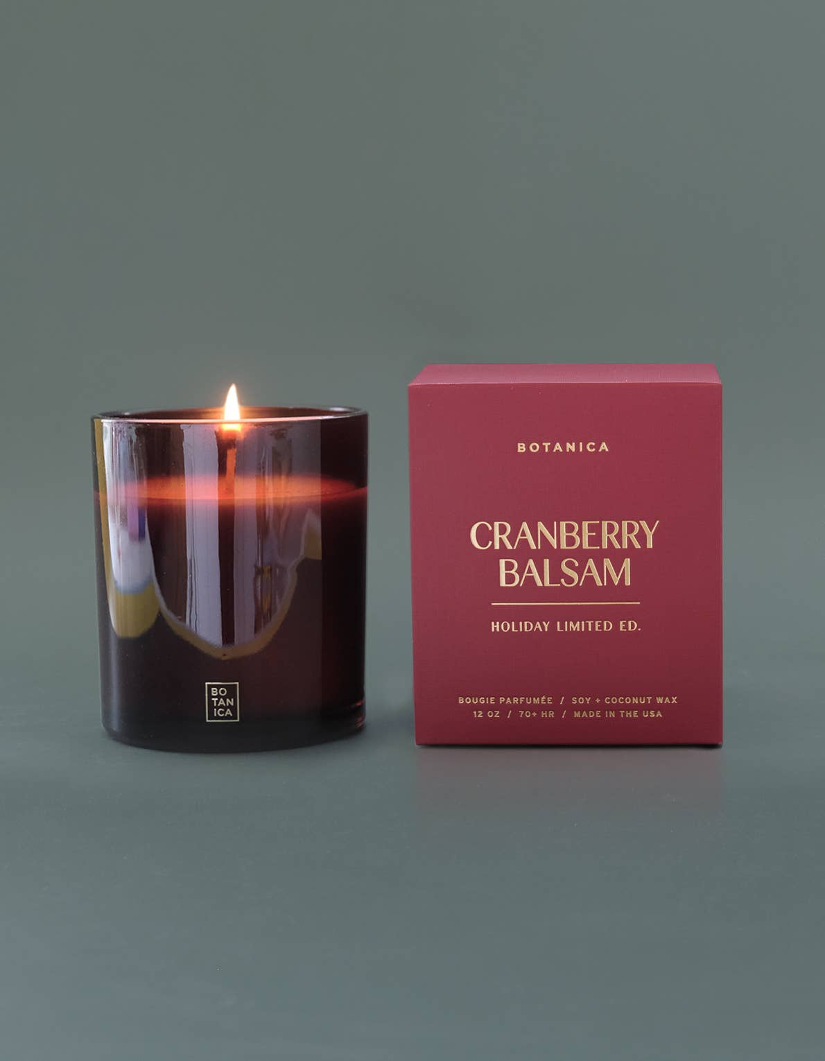 Cranberry Balsam Holiday Candle | 12oz